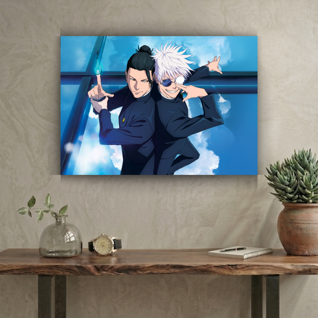 Satoru Gojo & Suguru Geto | The Strongest Duo | Anime Art Poster