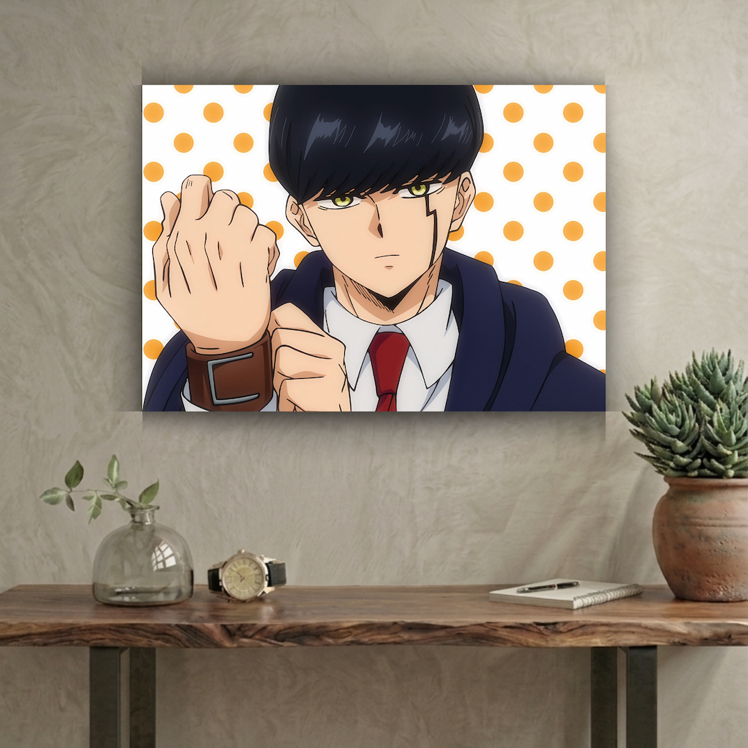 Mash Burnedead | The Magicless Might | Anime Art Poster