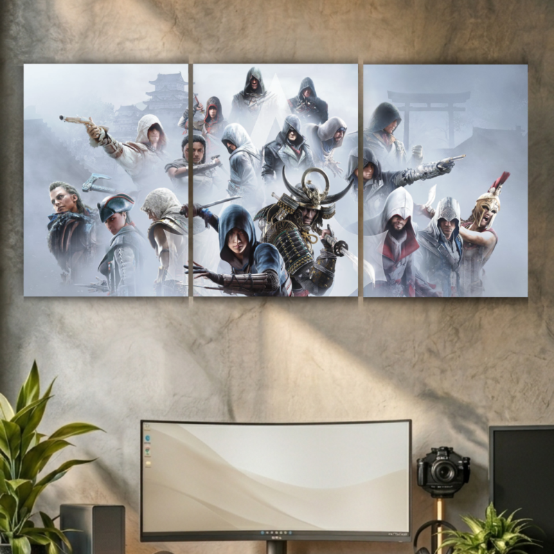 Assassin’s Creed | Split Poster | 3 Panel Set