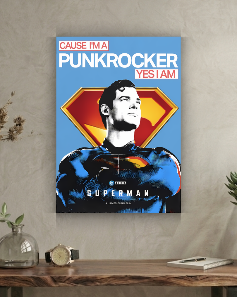 Punkrocker | Superman | DC | Art Poster