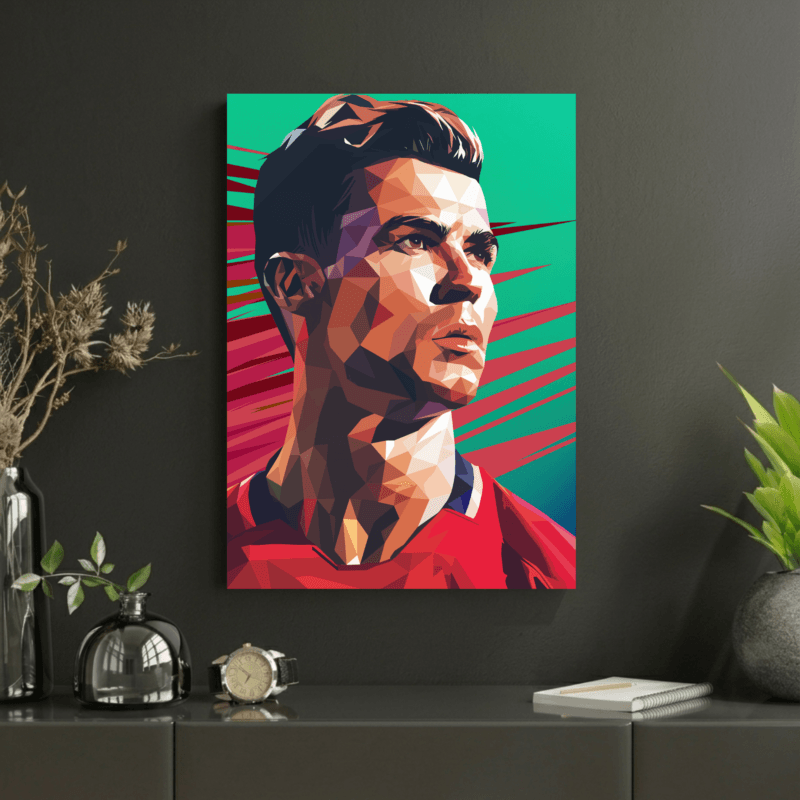 Cristiano Ronaldo | Football | Art Poster