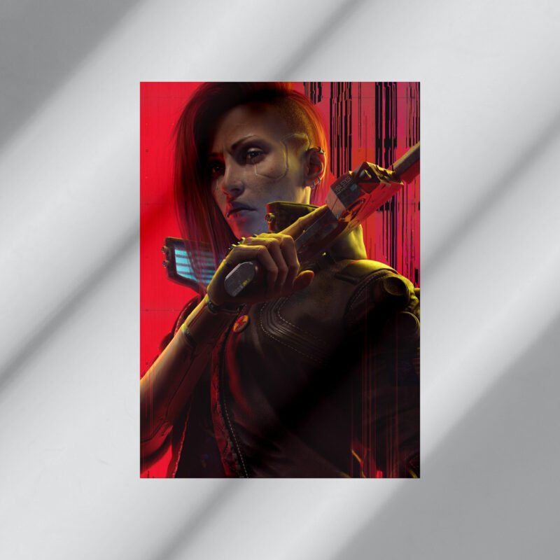 Valerie | Cyberpunk 2077 | Video Game | Poster