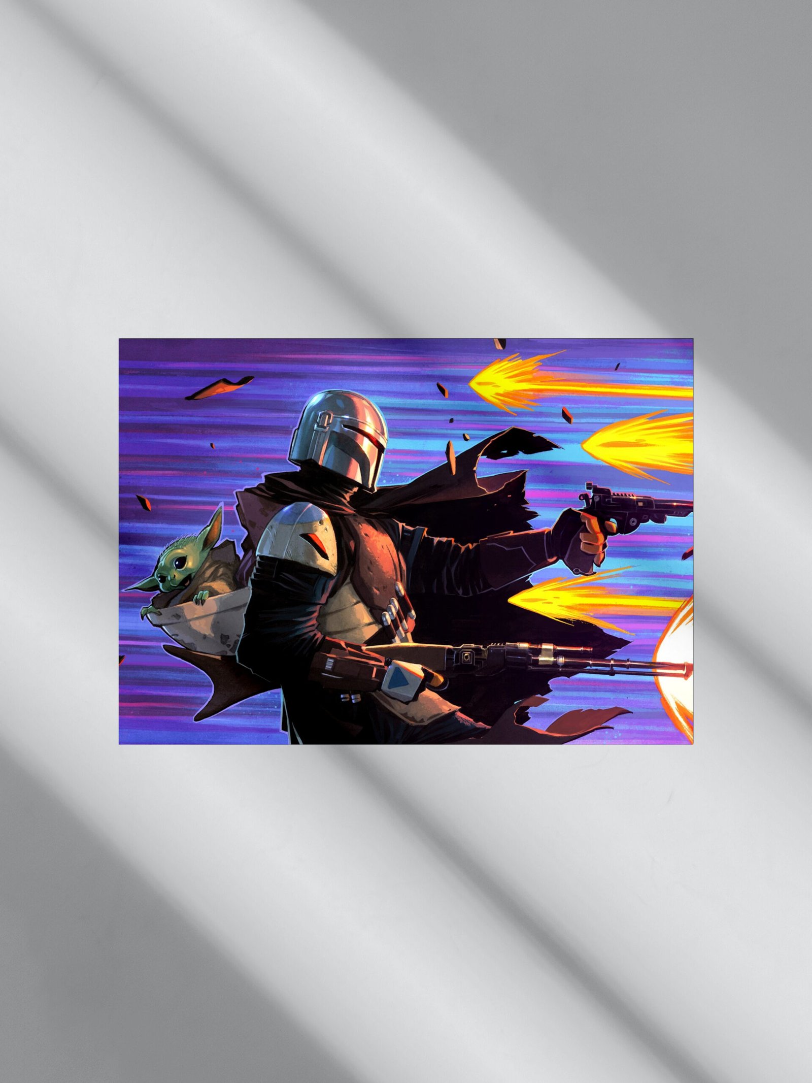 The Mandalorian & Grogu | Art Poster