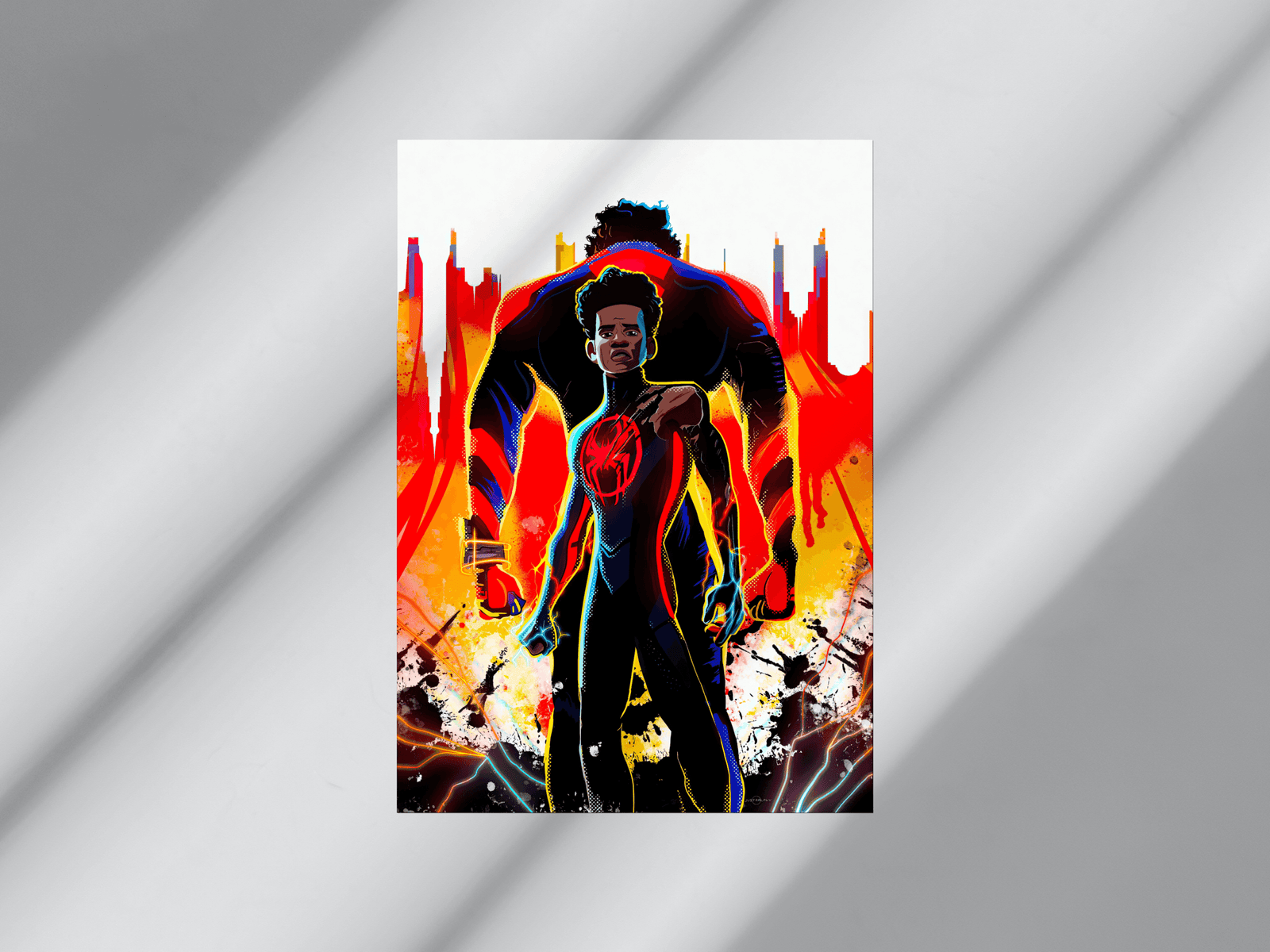 Miles Morales & Miguel O'Hara | Spider-Man: Across the Spider-Verse | Movie Poster