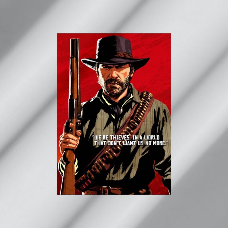 Arthur Morgan | Red Dead Redemption 2  | Video Game | Poster