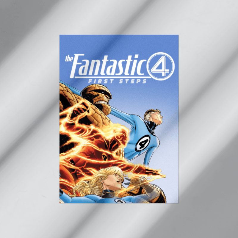 The Fantastic Four: First Steps Movie Art Poster