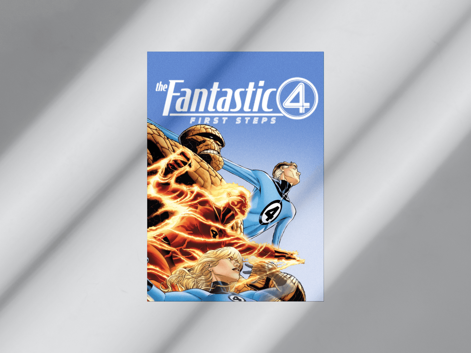 The Fantastic Four: First Steps Movie Art Poster