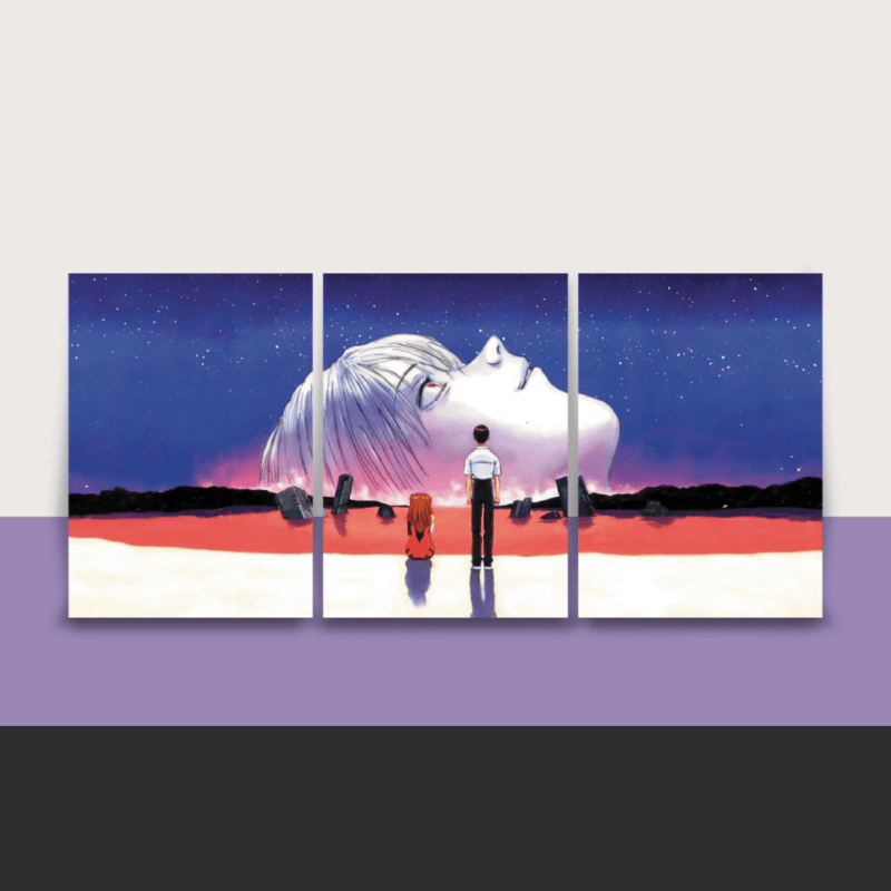 Neon Genesis Evangelion | Split Poster | 3 Panel Set