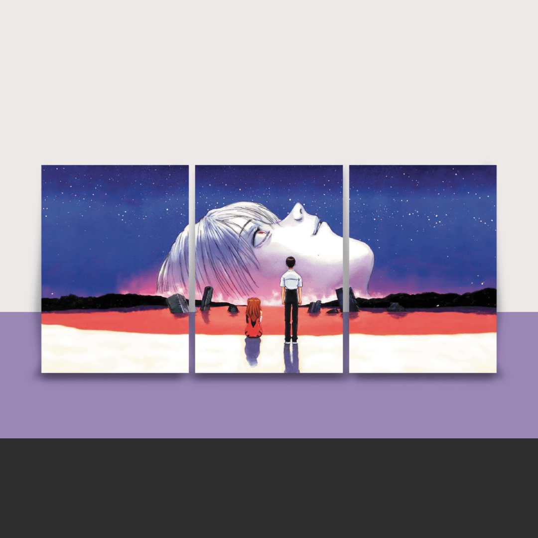 Neon Genesis Evangelion | Split Poster | 3 Panel Set