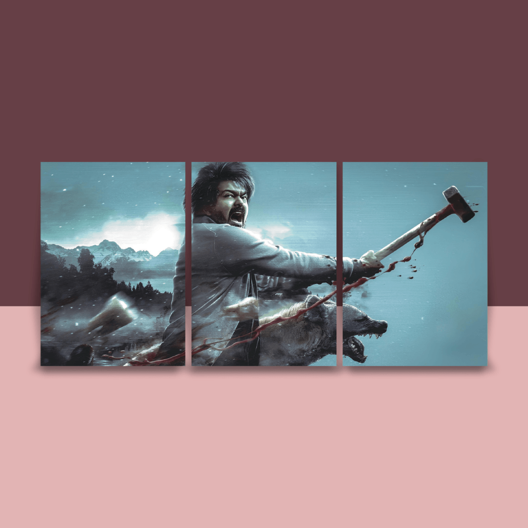 Leo | Split Poster | 3 Panel Set