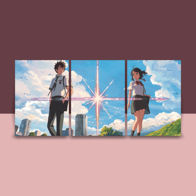 Your Name (Kimi no Na wa) | Split Poster | 3 Panel Set