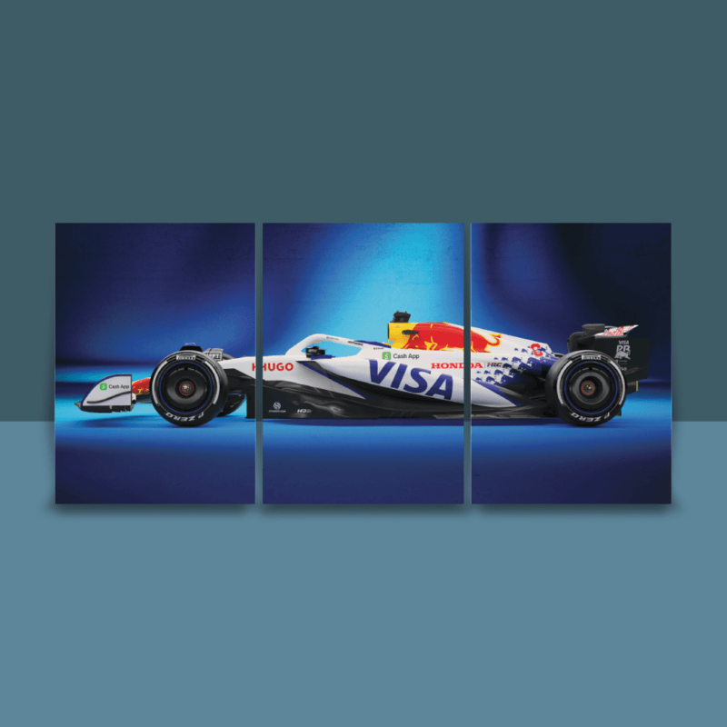 VCARB 01 | F1 | Split Poster | 3 Panel Set