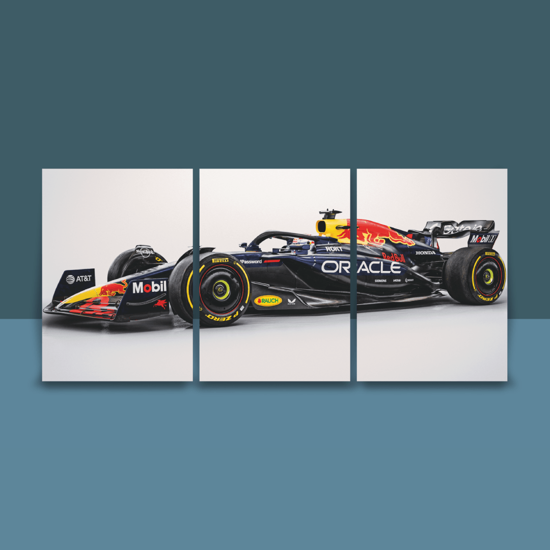 Red Bull Racing RB20 | F1 | Split Poster | 3 Panel Set