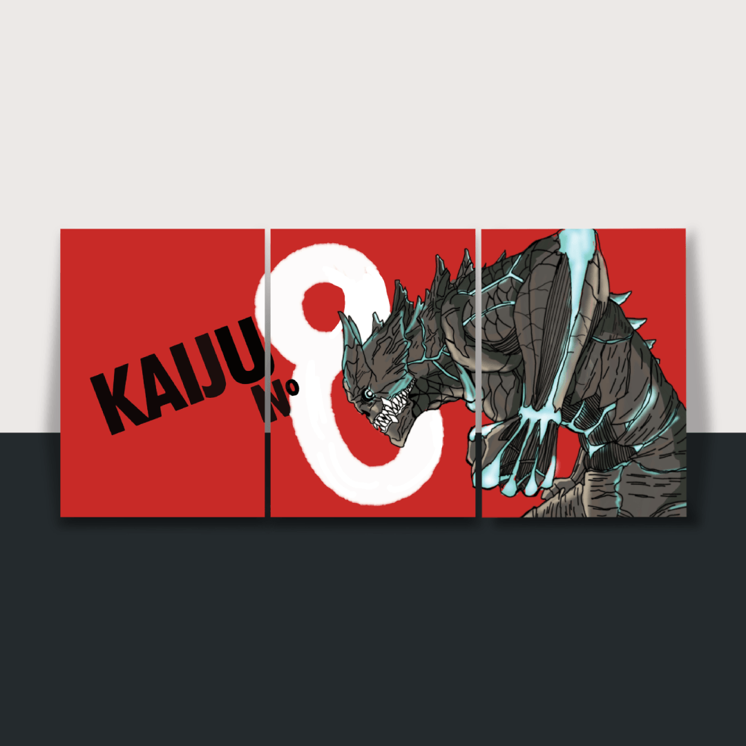 Kaiju No. 8 | Split Poster | 3 Panel Set