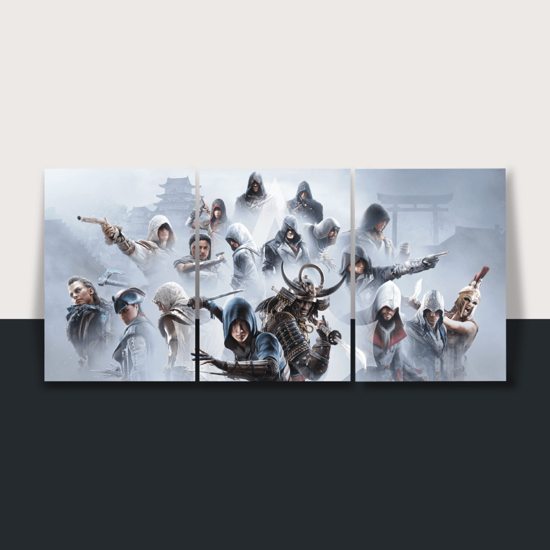 Assassin's Creed | Split Poster | 3 Panel Set