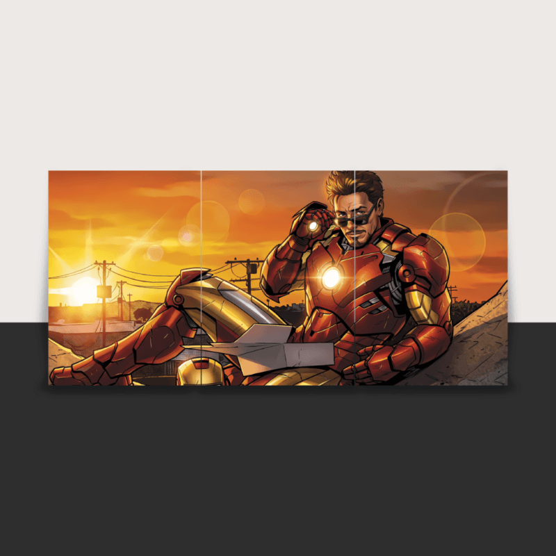 Iron Man Split Poster #1 | 3 Panel Set