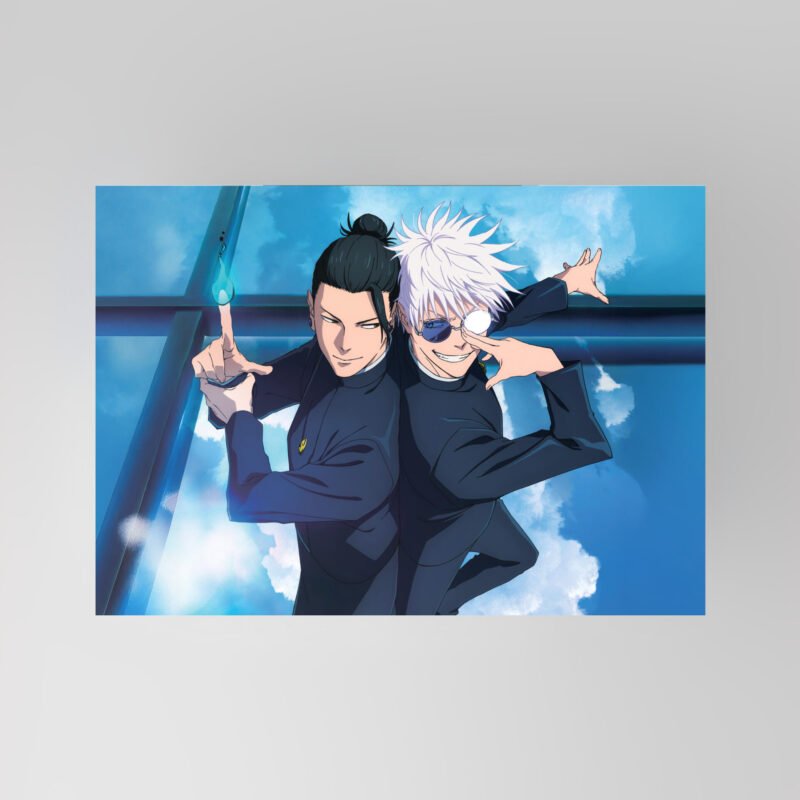 Satoru Gojo & Suguru Geto | The Strongest Duo | Anime Art Poster