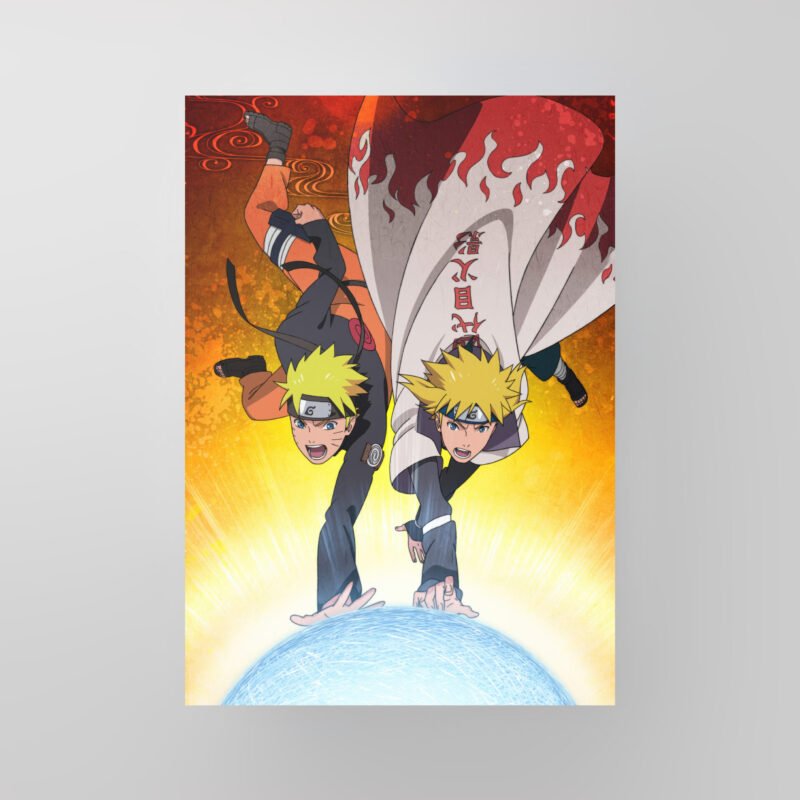 Naruto & Minato | Rasengan | Art Poster