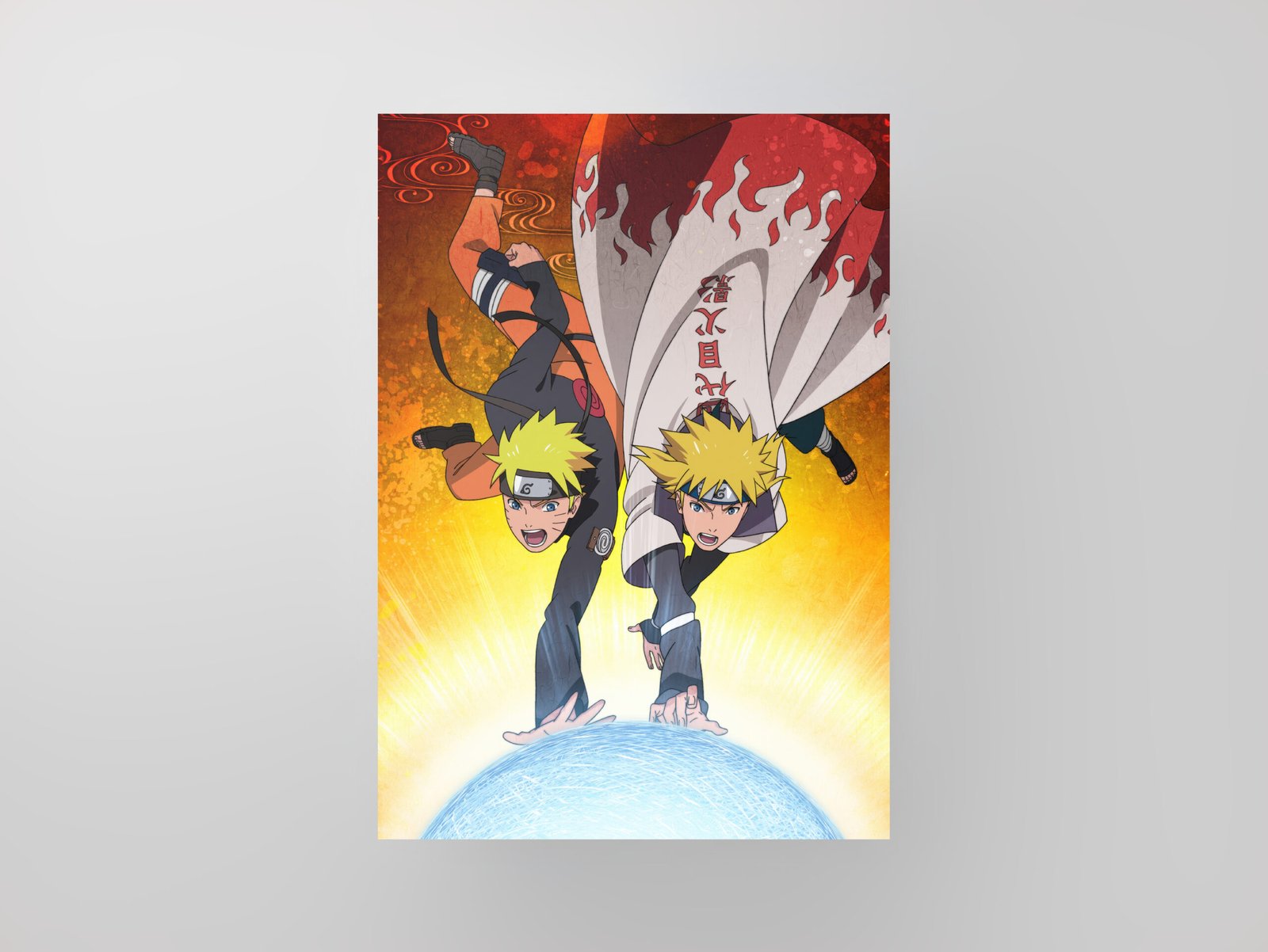 Naruto & Minato | Rasengan | Art Poster