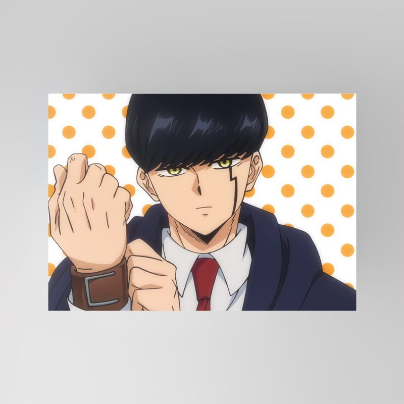 Mash Burnedead | The Magicless Might | Anime Art Poster