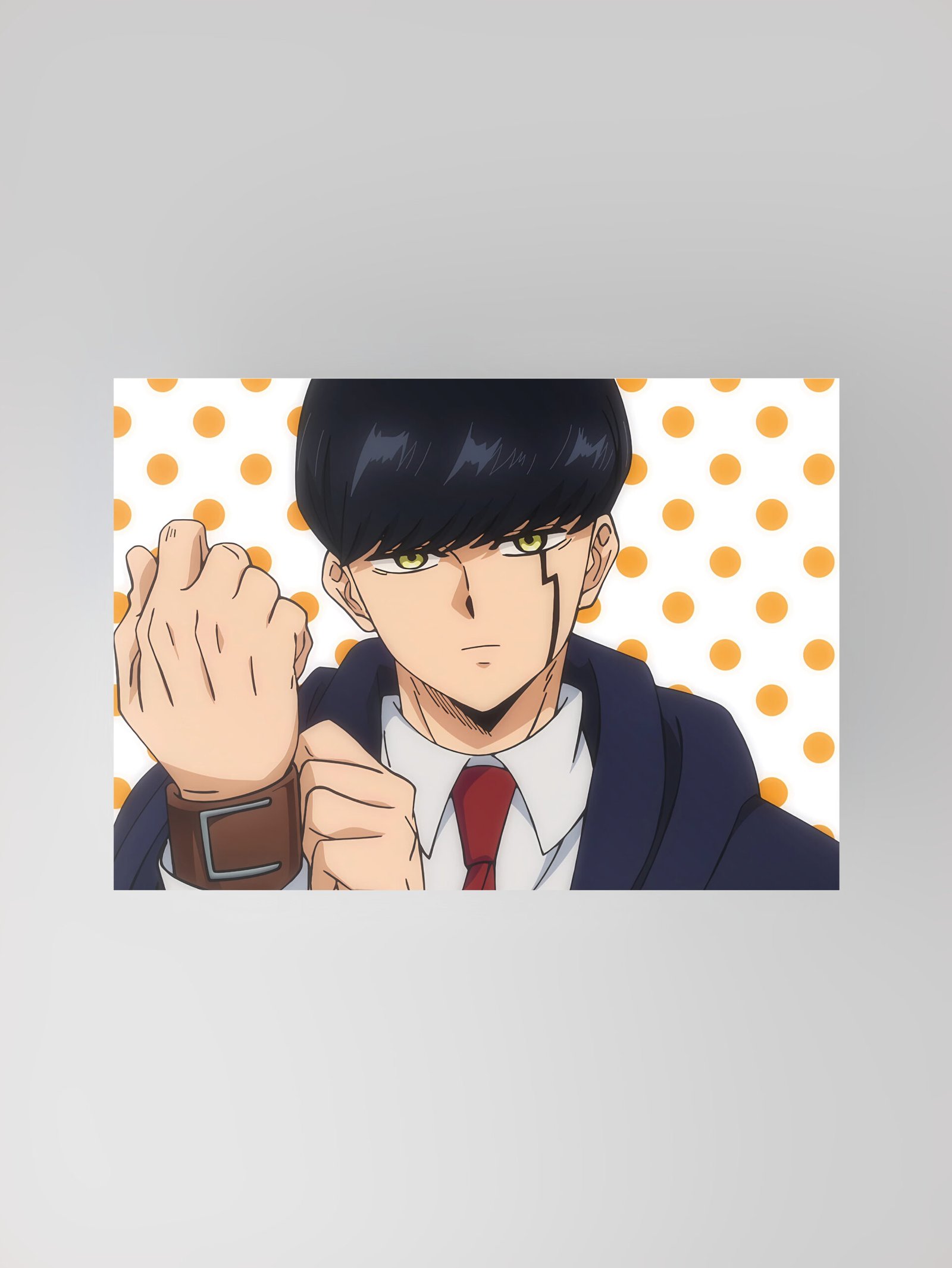 Mash Burnedead | The Magicless Might | Anime Art Poster