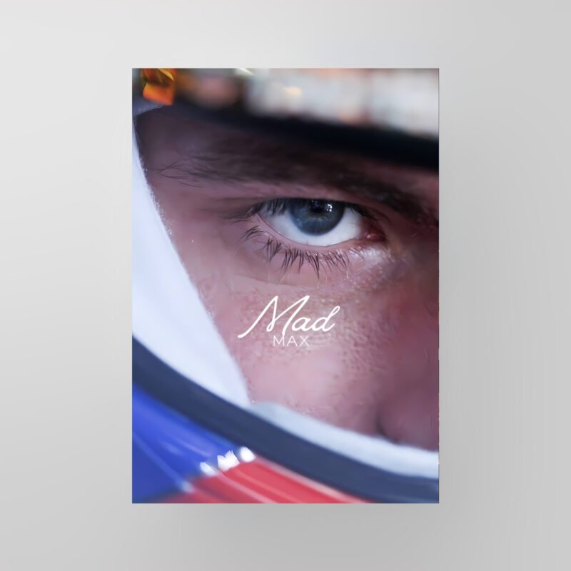 Max Verstappen | “Mad Max” | F1 Portrait Poster