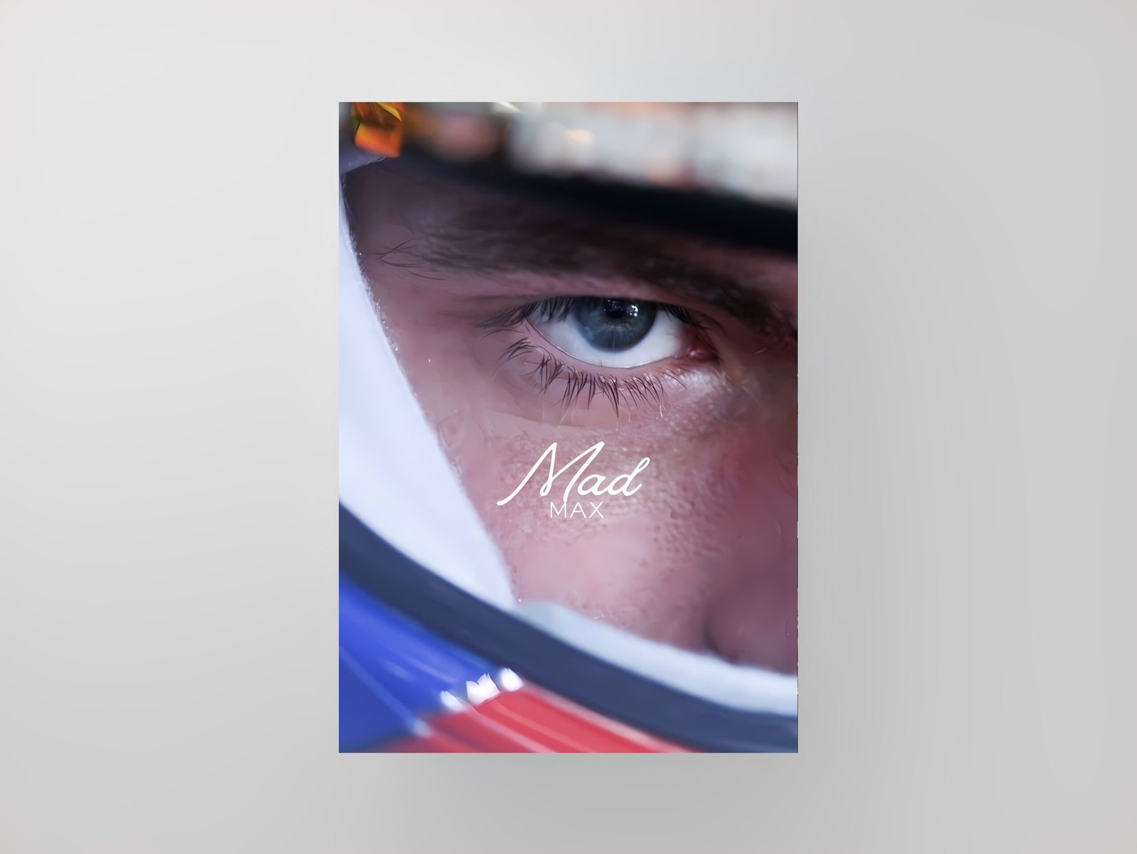 Max Verstappen | "Mad Max" | F1 Portrait Poster