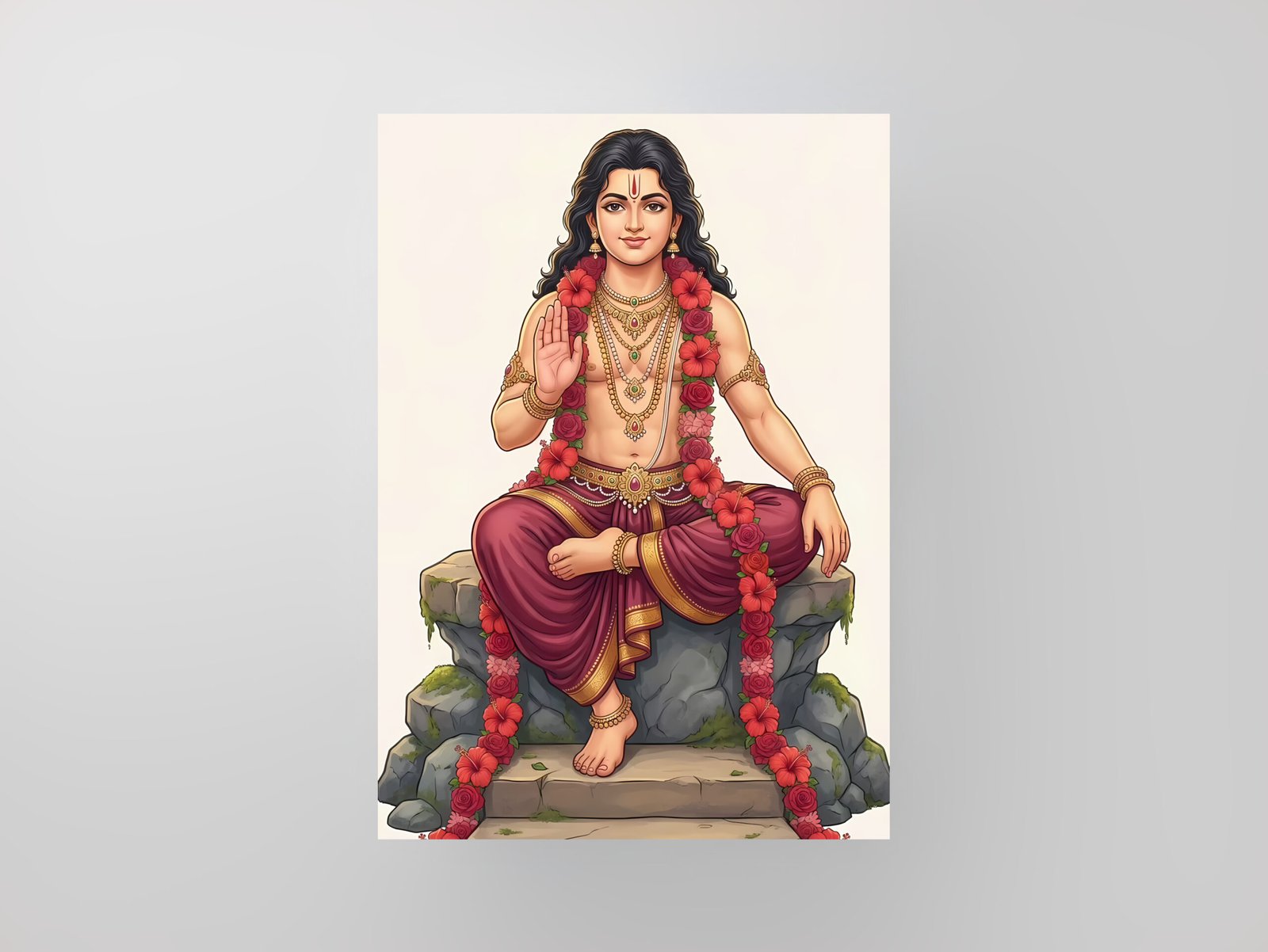 Lord Ayyappan | The Divine Ascetic | Art Poster