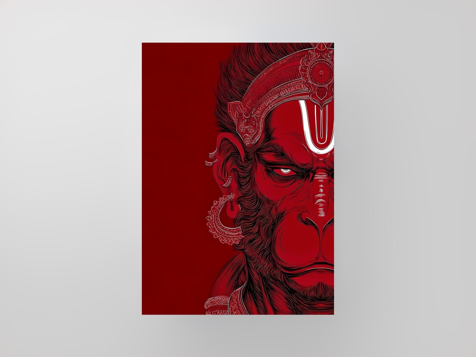 Hanuman | The Divine Protector | Art Poster