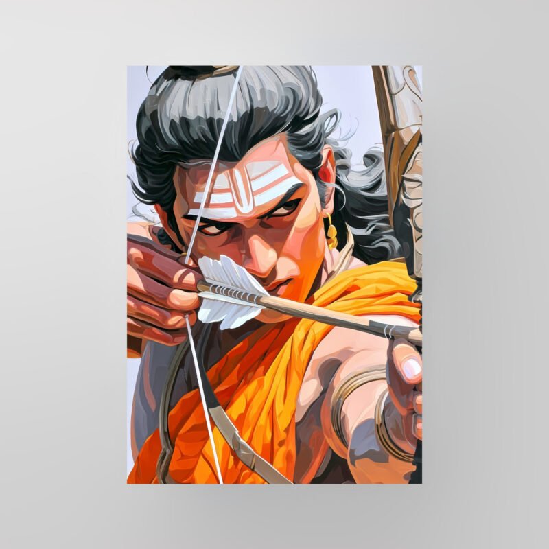 Lord Rama | Warrior of Dharma | Art Poster