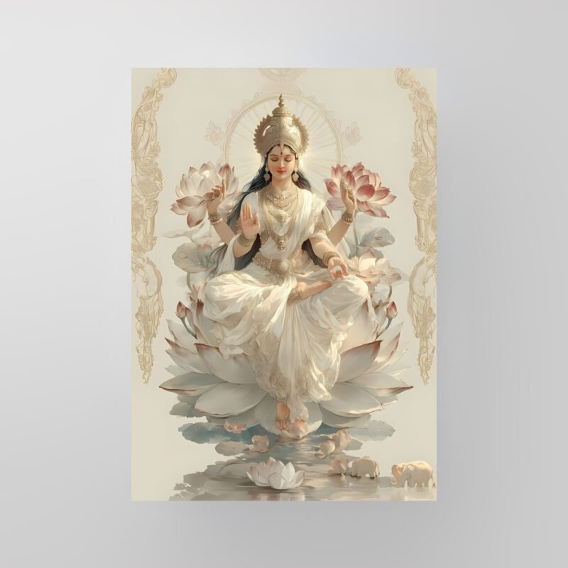 Goddess Lakshmi | Goddess of Prosperity | Art Poster