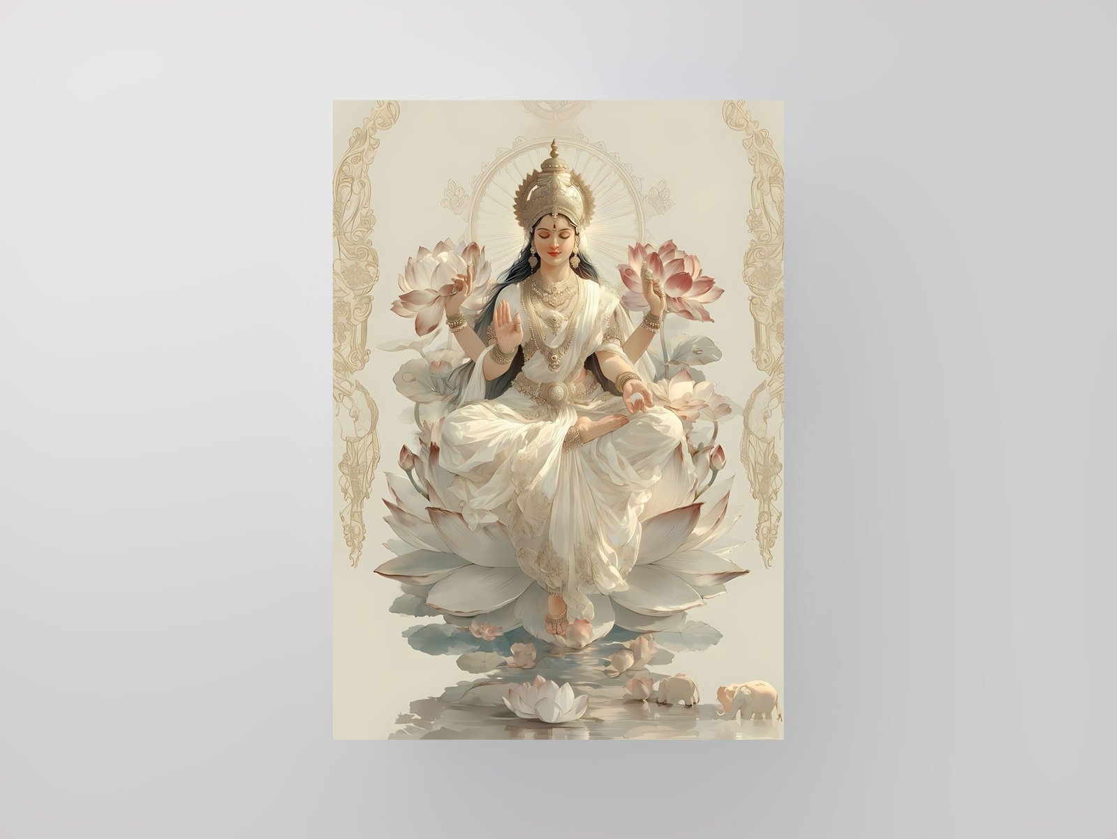 Goddess Lakshmi | Goddess of Prosperity | Art Poster