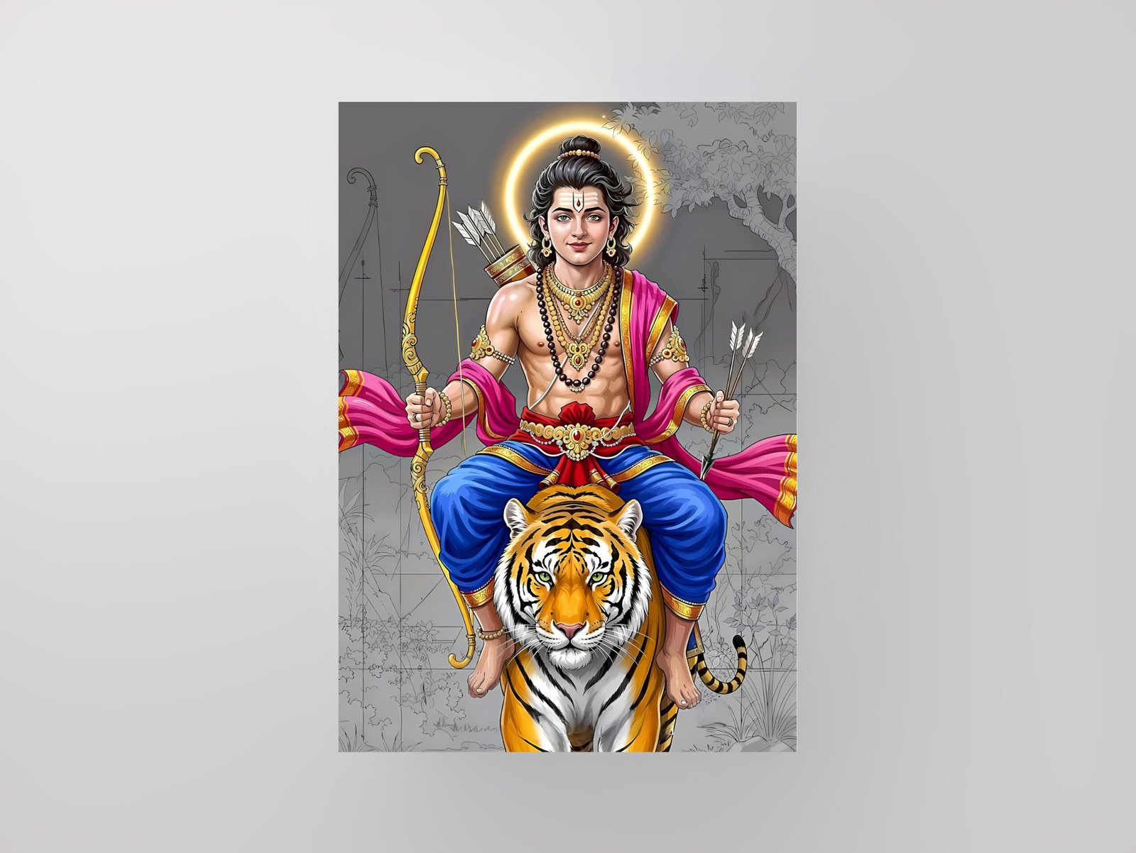 Lord Ayyappan  | Sabarimala Art Poster