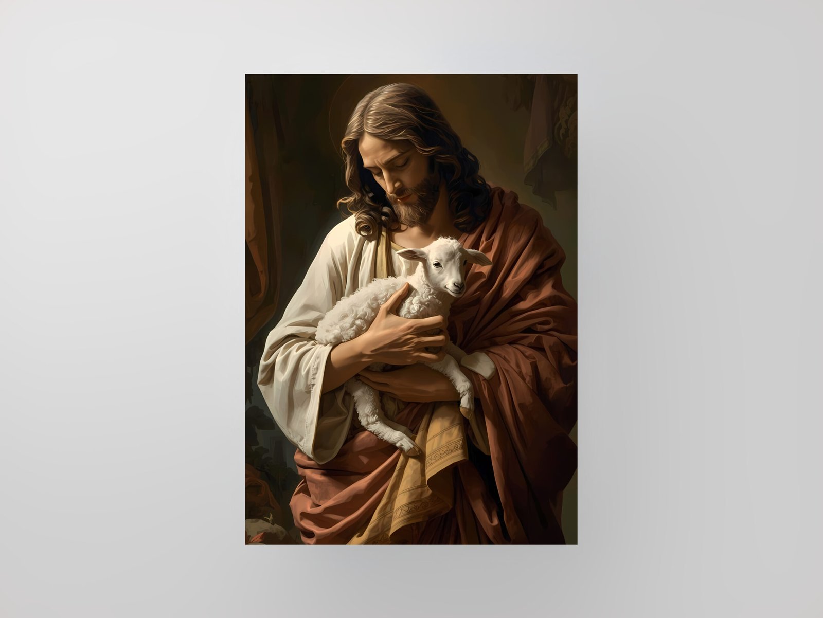 Jesus Christ | The Good Shepherd | Devotional Art Poster