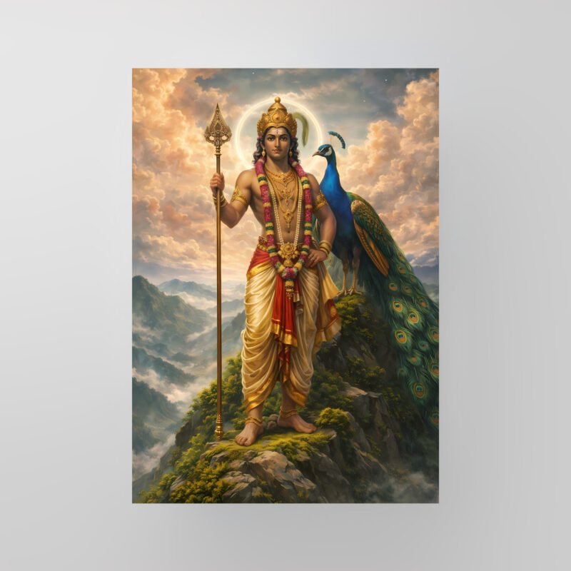 Kartikeya | Murugan | Devotional Art Poster
