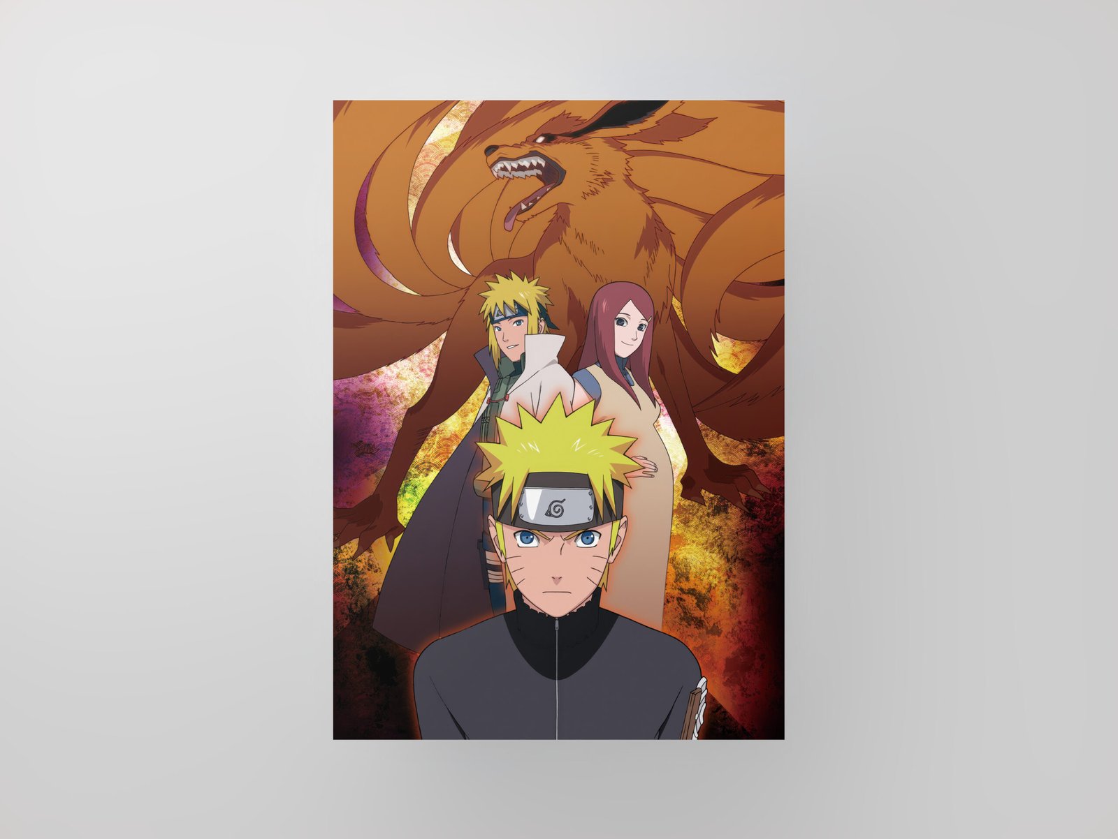 Naruto Uzumaki & Family | Naruto Shippuden | Art Poster