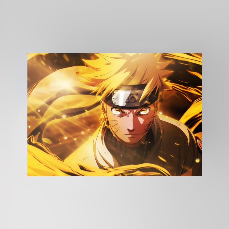 Naruto Uzumaki | The Golden Hokage | Anime Art Poster