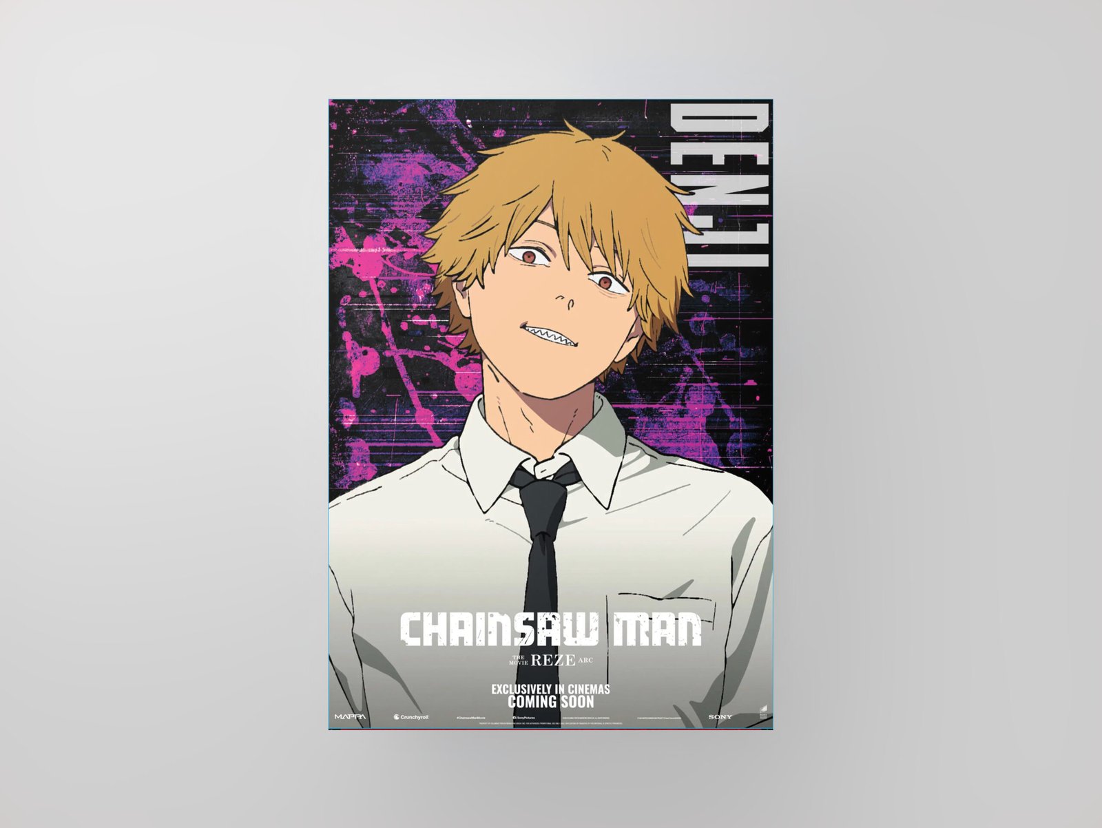 Denji | Chainsaw Man | Reze Arc |Movie Art Poster