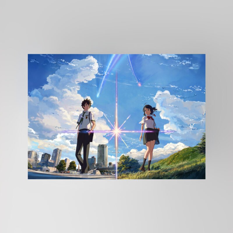 Taki and Mitsuha | Your Name | Anime Art Poster