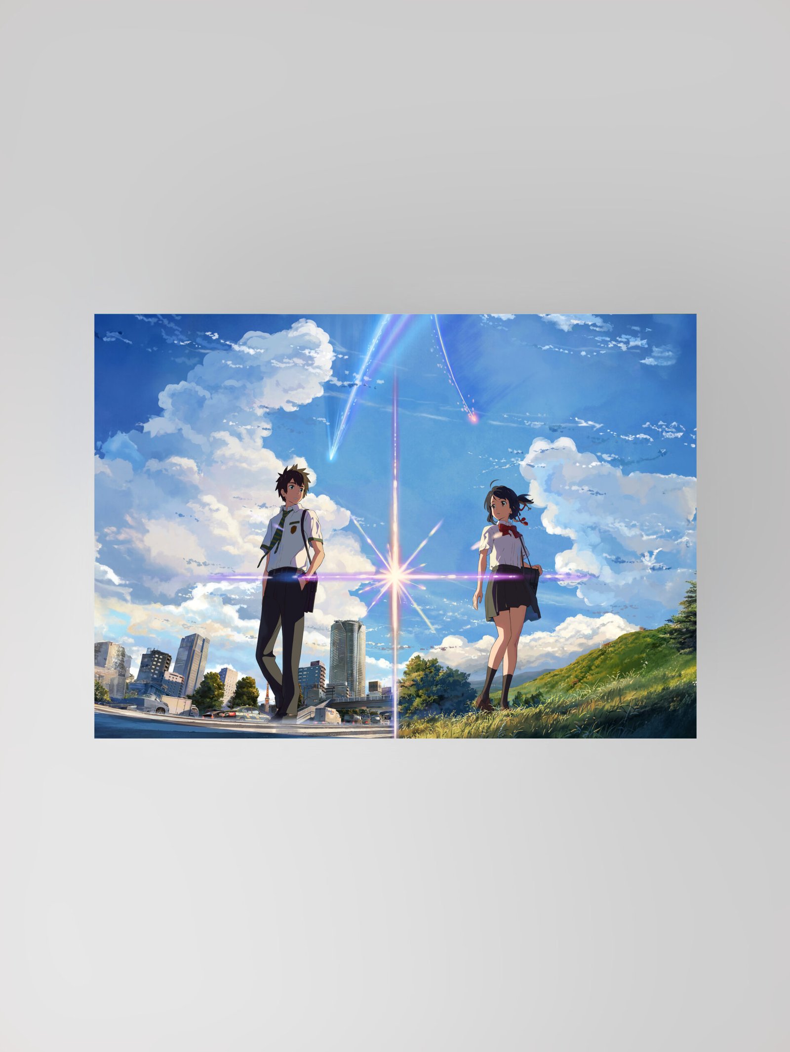 Taki and Mitsuha | Your Name | Anime Art Poster