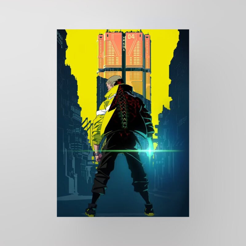 Cyberpunk: Edgerunners | The Edge of Night City | Anime Art Poster