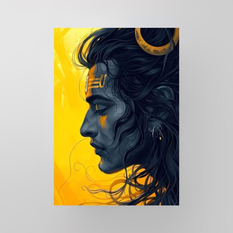Lord Shiva | The Golden Dawn | Art Poster
