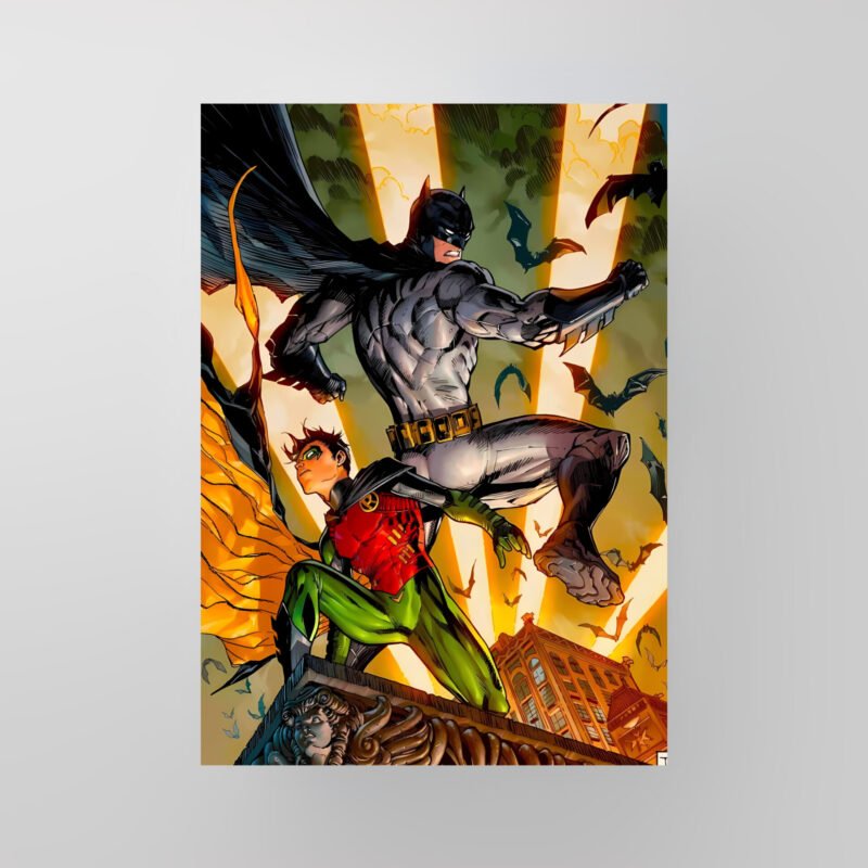 Batman & Robin | DC | Night Patrol | Art Poster