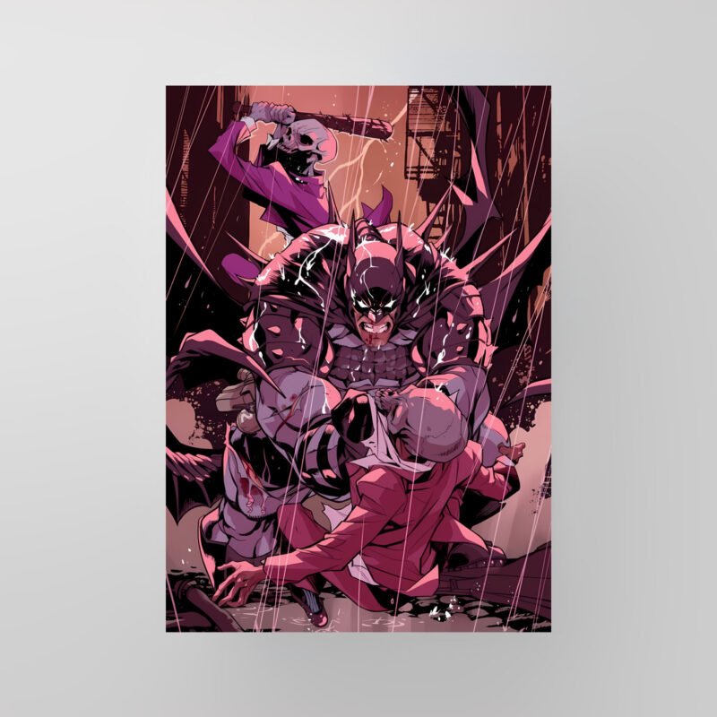 Batman | DC | Street Fight | Art Poster