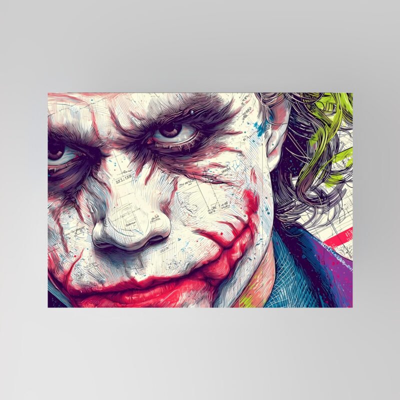 The Joker | Heath Ledger | The Dark Knight | DC | Art Poster