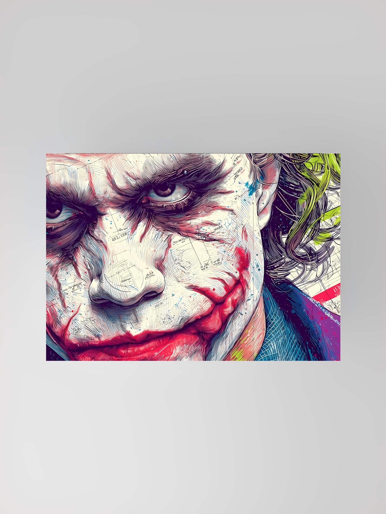 The Joker | Heath Ledger | The Dark Knight | DC | Art Poster