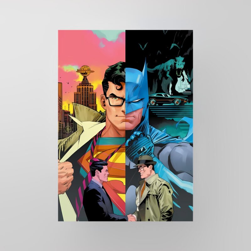 Superman and Batman | DC | Art Poster