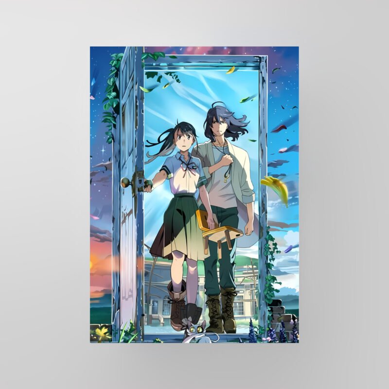 Suzume & Souta | Anime Movie Art Poster