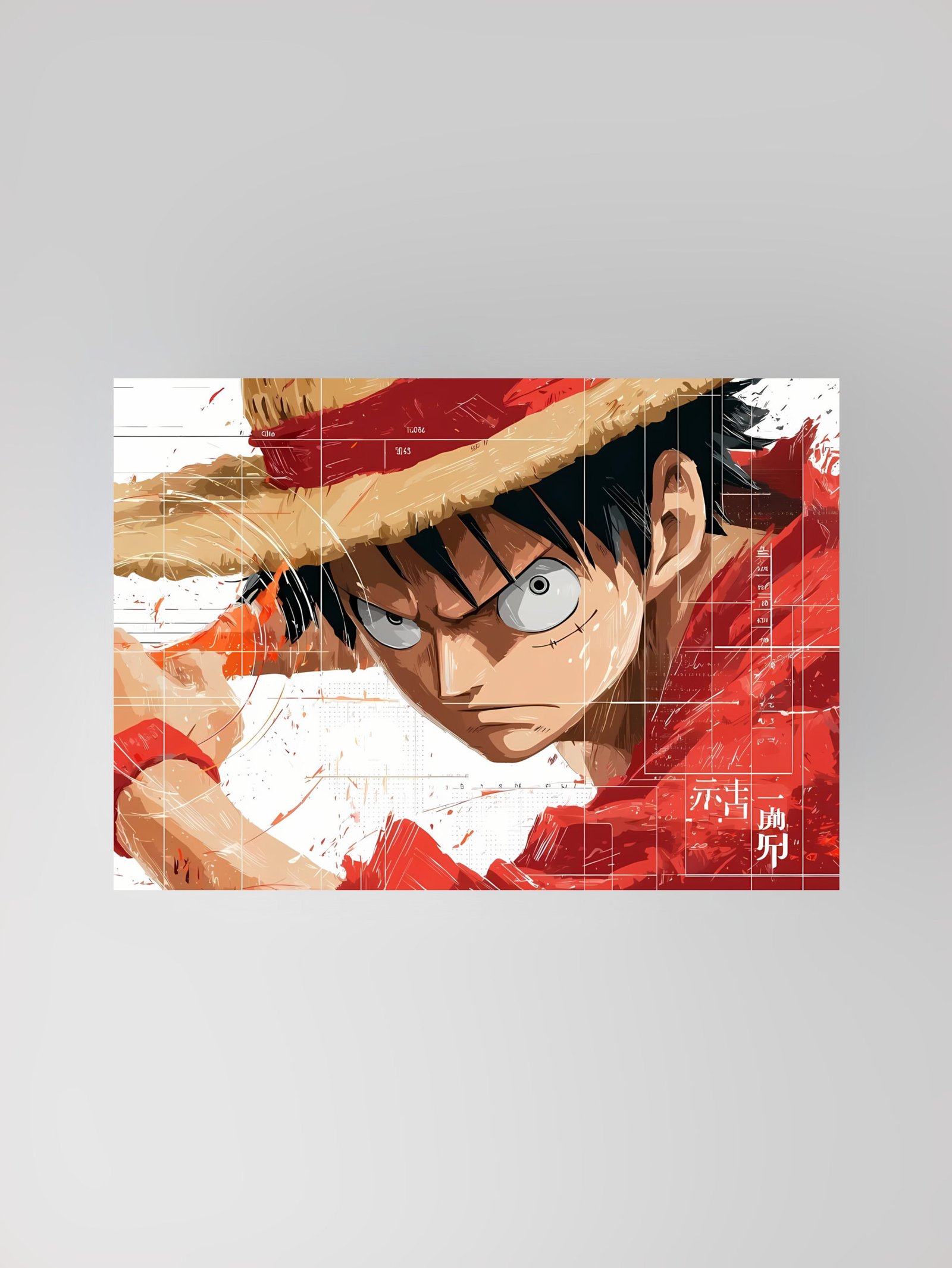 Monkey D. Luffy | The Spirit of Joyboy | Anime Art Poster