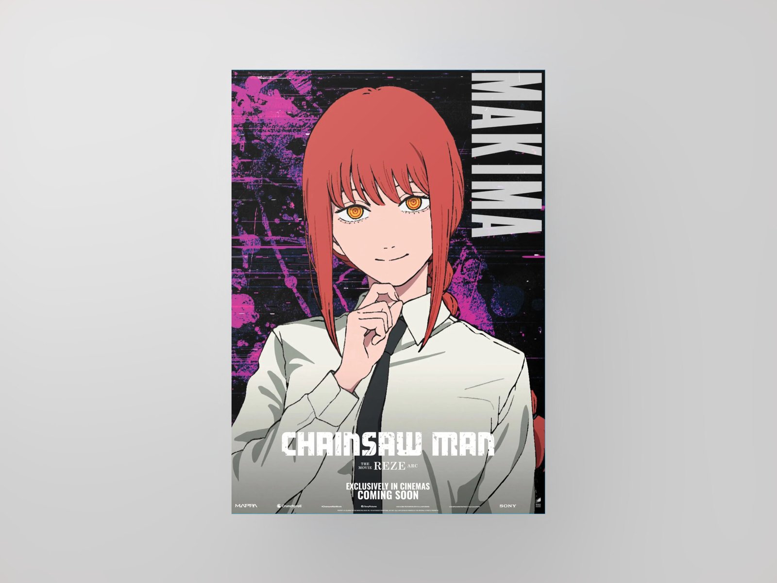 Makima | Chainsaw Man Reze | Anime Movie Art Poster